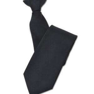 CORBATA DE CLIP NEGRA / CLIP ON TIE